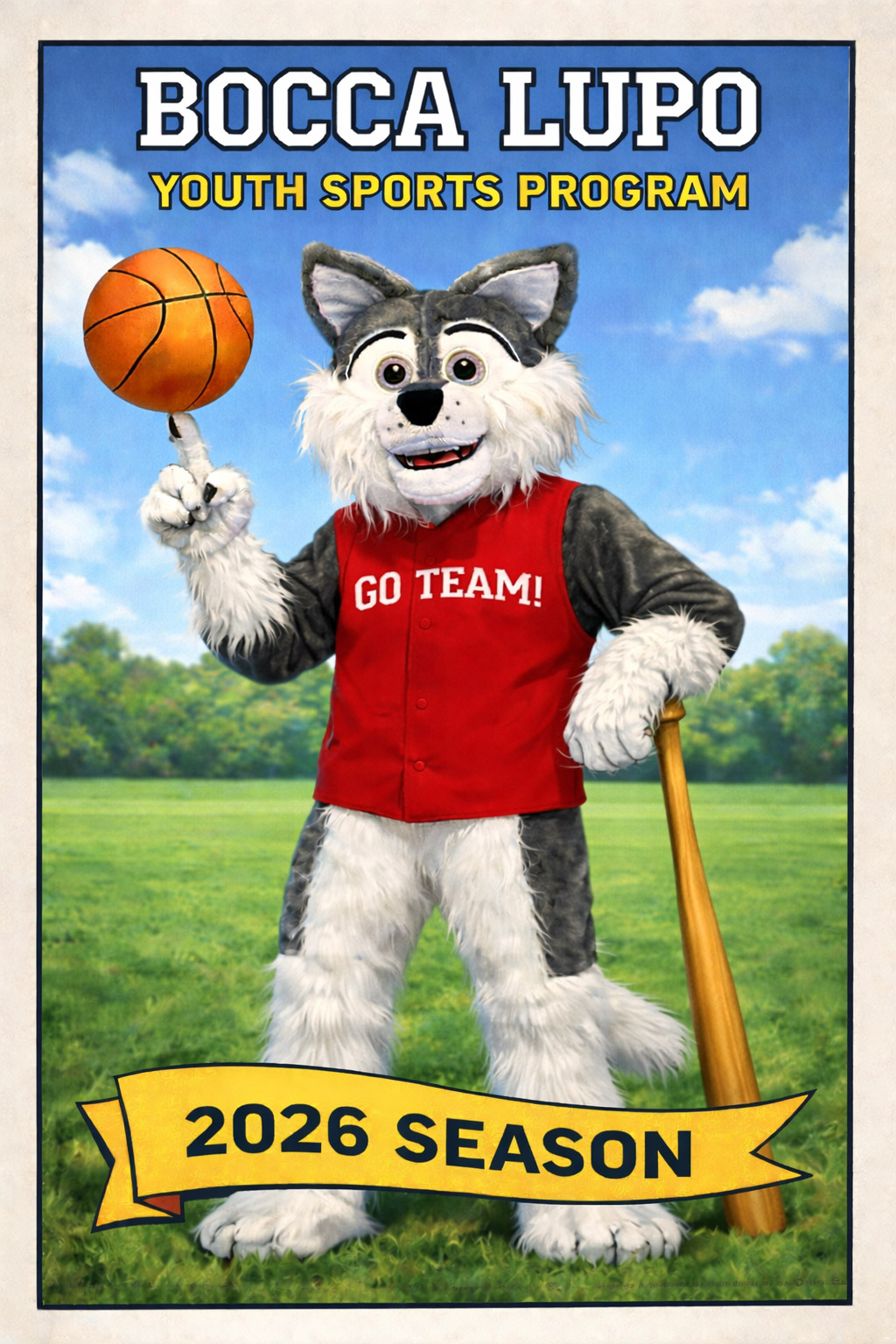 Bocca Lupo Youth Sports Card